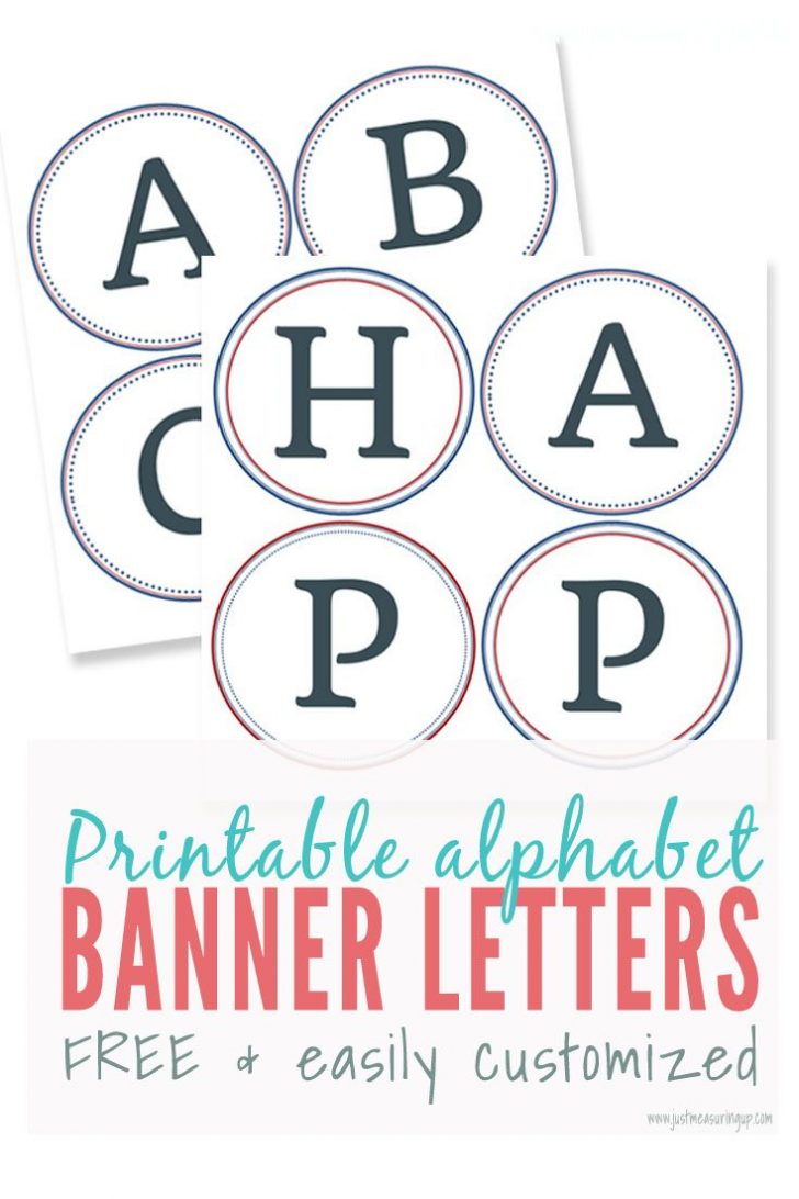 Free Printable Whole Alphabet Banner