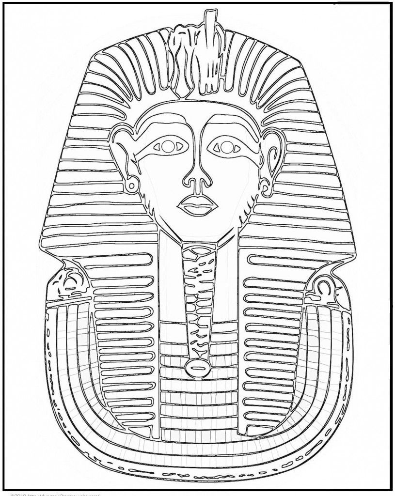 Free Printable Ancient Egypt Coloring Pages For Kids | Ancient Egypt - Free Printable Sarcophagus