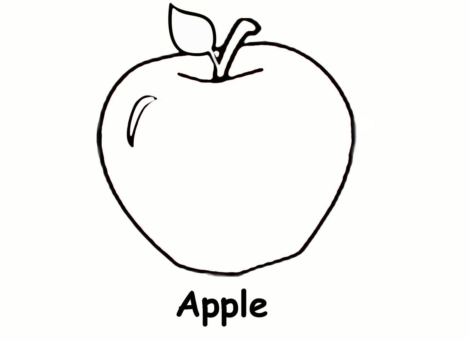 Free Printable Apple Coloring Pages For Kids | Coloring Book Pages - Free Printable Pages For Preschoolers