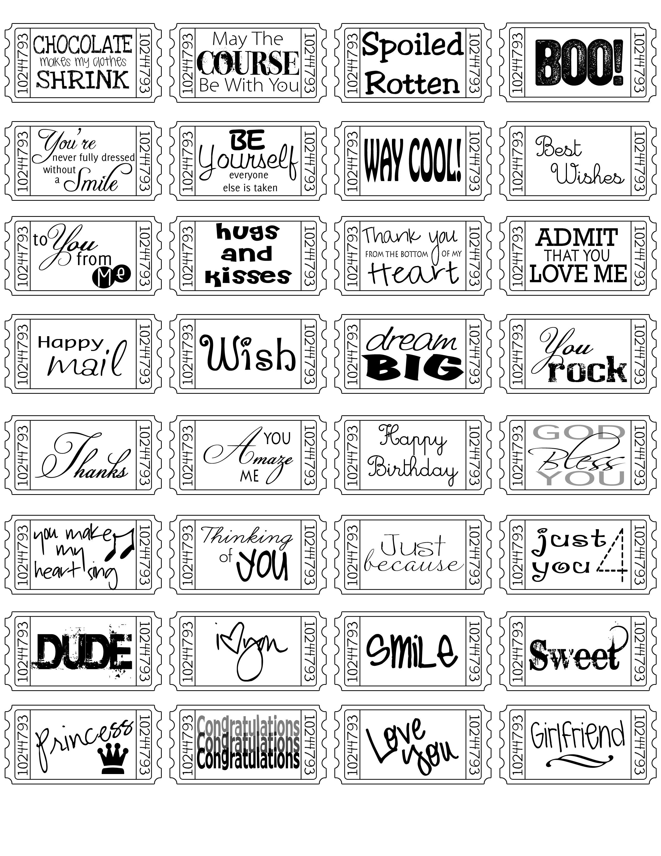 Free Printable Raffle Ticket Template | Authorization Letter Pdf - Free