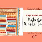Free Printable Autumn Washi Tape – Bible Journal Love   Free Printable Washi Tape