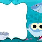 Free Printable Baby Shark Pinkfong Birthday Invitation Template   Shark Invitations Free Printable