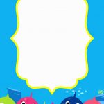 Free Printable Baby Shark Pinkfong Birthday Invitation Template   Shark Invitations Free Printable