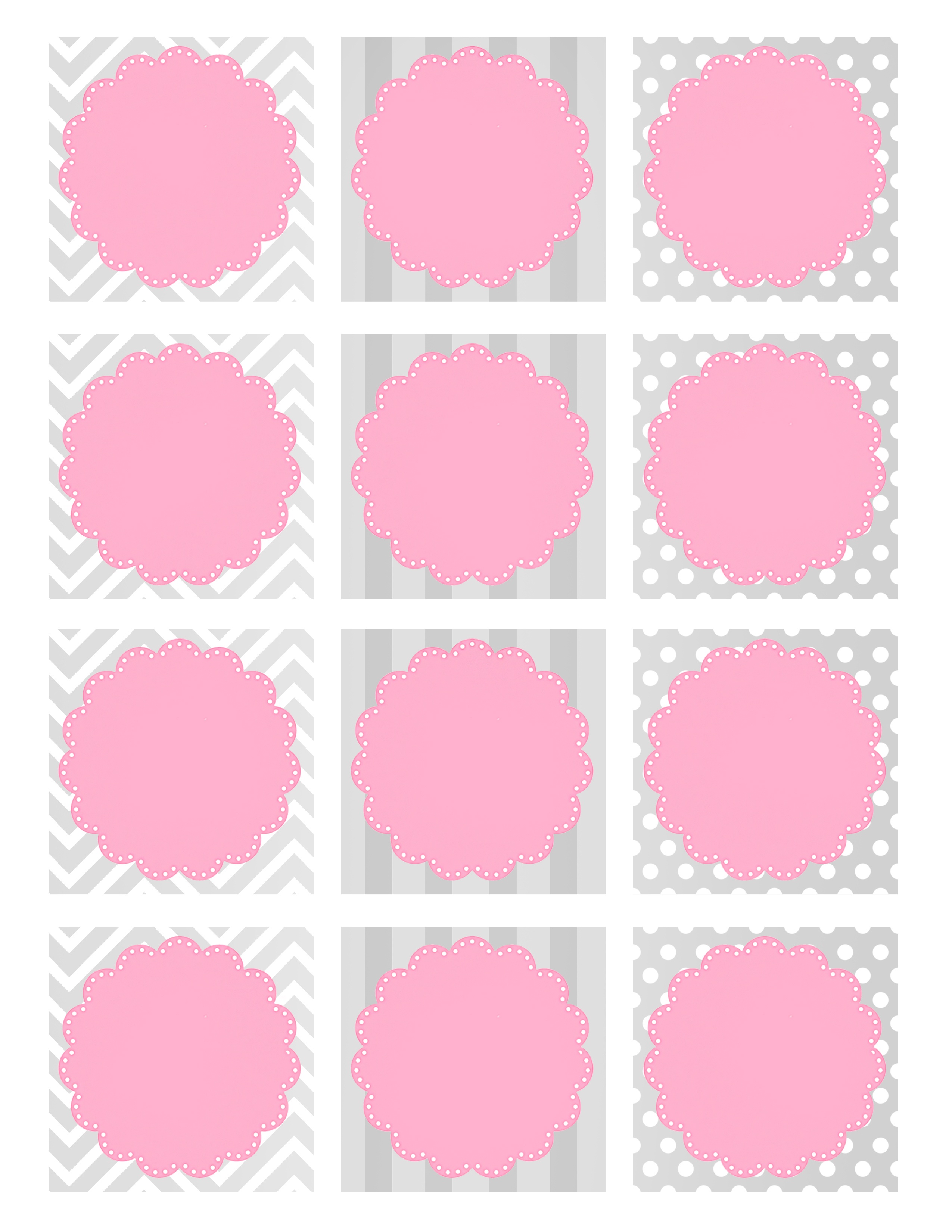 Free Printable Baby Shower Favor Tags Template Girl Baby Shower - Free Printable Baby Shower Gift Tags