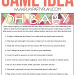Free Printable Baby Shower Songs Guessing Game   Play Party Plan   Free Printable Baby Shower Games With Answer Key