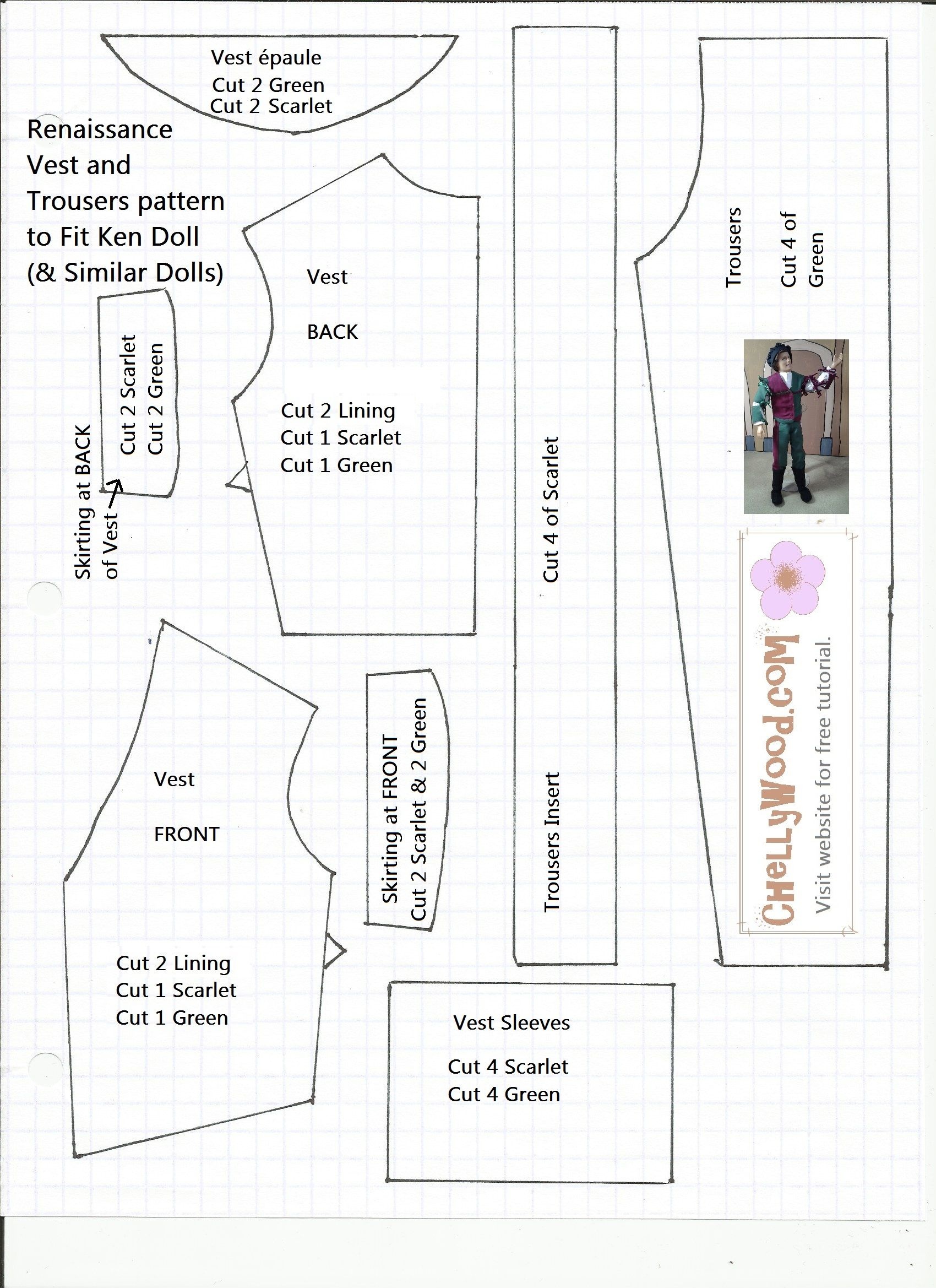 Free Printable Barbie Doll Clothes Patterns And Upcoming Contest - Easy Barbie Clothes Patterns Free Printable