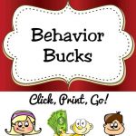 Free Printable Behavior Bucks For Kids | Acn Latitudes   Free Printable Chore Bucks