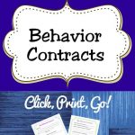 Free Printable Behavior Contracts For Students | Acn Latitudes   Free Printable Contracts
