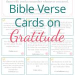 Free Printable Bible Verse Cards On Gratitude   Laura Sue Shaw   Free Printable Bible Verse Cards