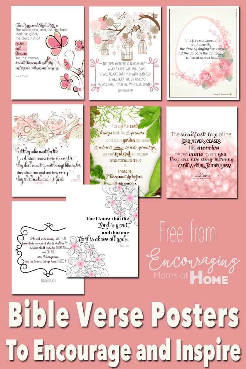 Free Printable Bible Verses To Encourage And Inspire Homeschool Moms - Free Printable Bible Verse Cards