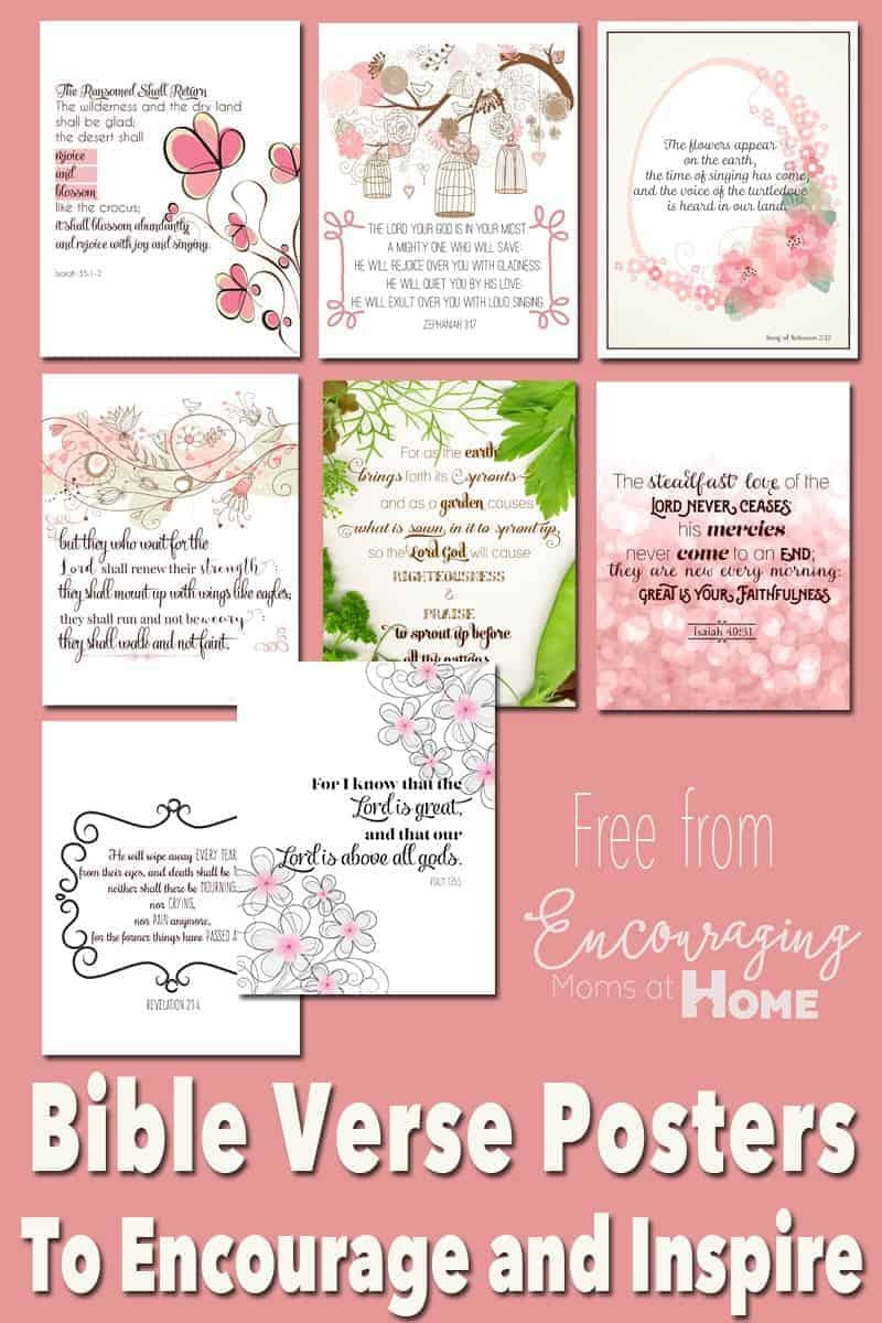 Free Printable Bible Verses To Encourage And Inspire Homeschool Moms - Free Printable Bible Verses