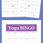 Free Printable Bingo Cards | Yoga Poses | Free Bingo Cards, Free   Free Bingo Patterns Printable