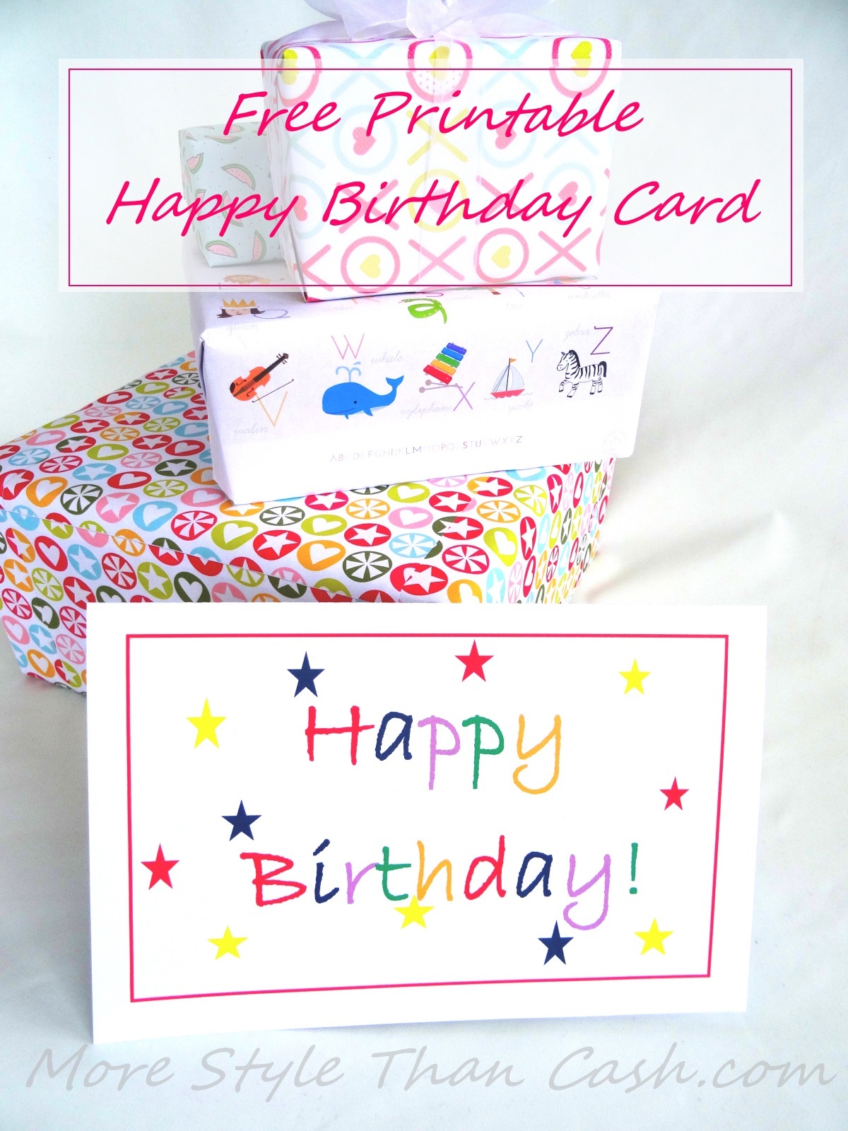 Free Printable Birthday Card - Free Printable Money Cards For Birthdays