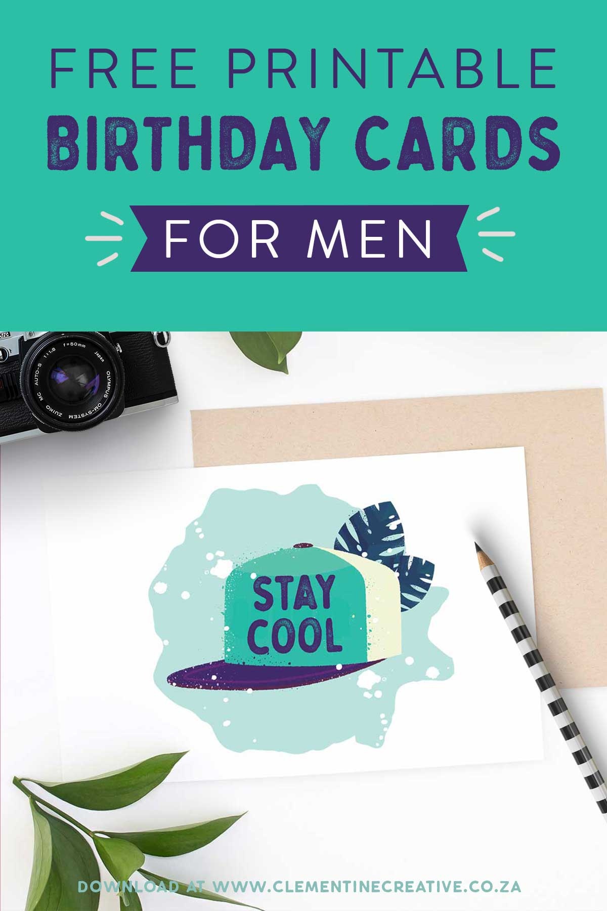Free Printable Birthday Cards For Him | Stay Cool - Free Printable Birthday Cards For Dad
