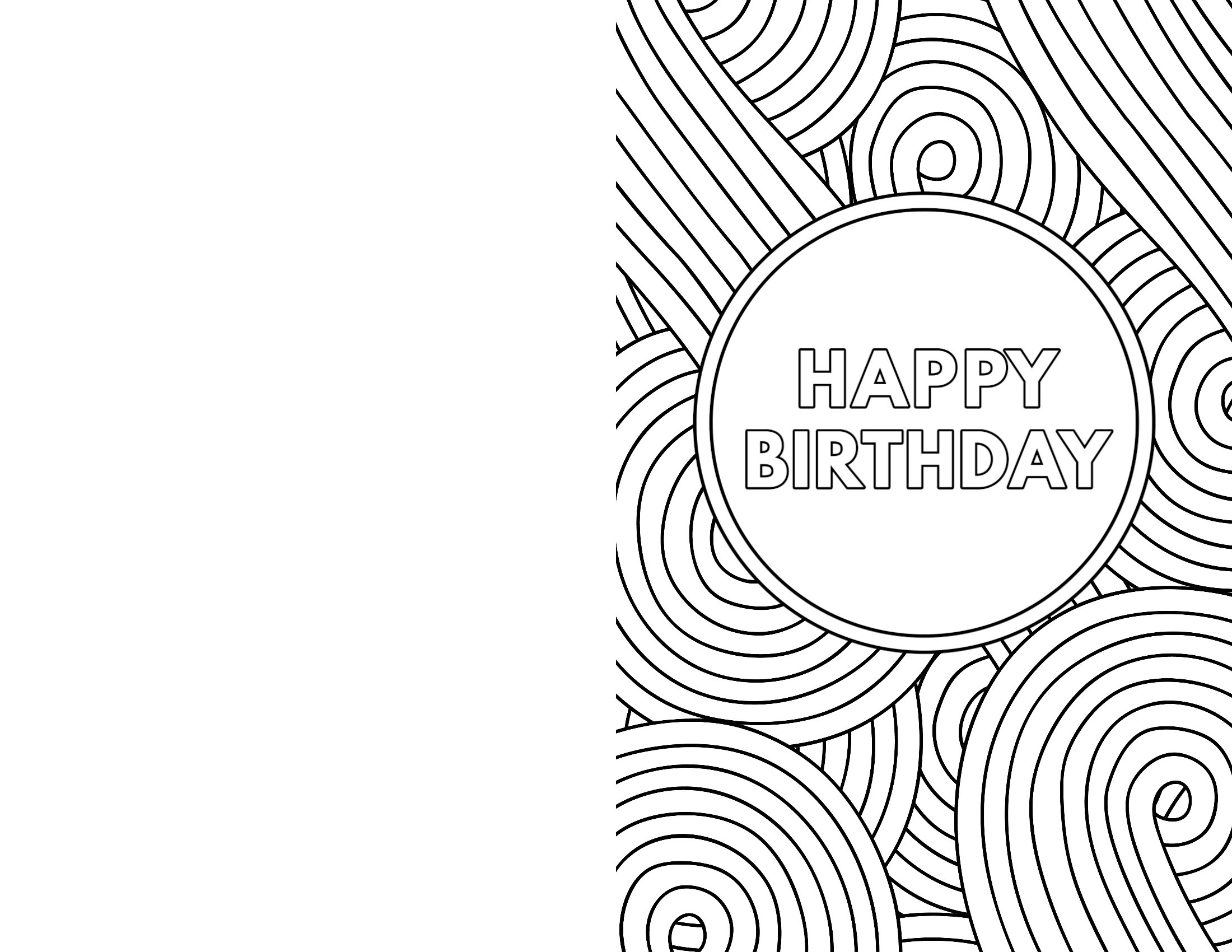 Free Printable Birthday Cards - Paper Trail Design - Free Printable Birthday Cards To Color