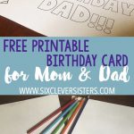 Free Printable Birthday Cards To Color | Card Ideas | Free Printable   Free Printable Birthday Cards For Mom