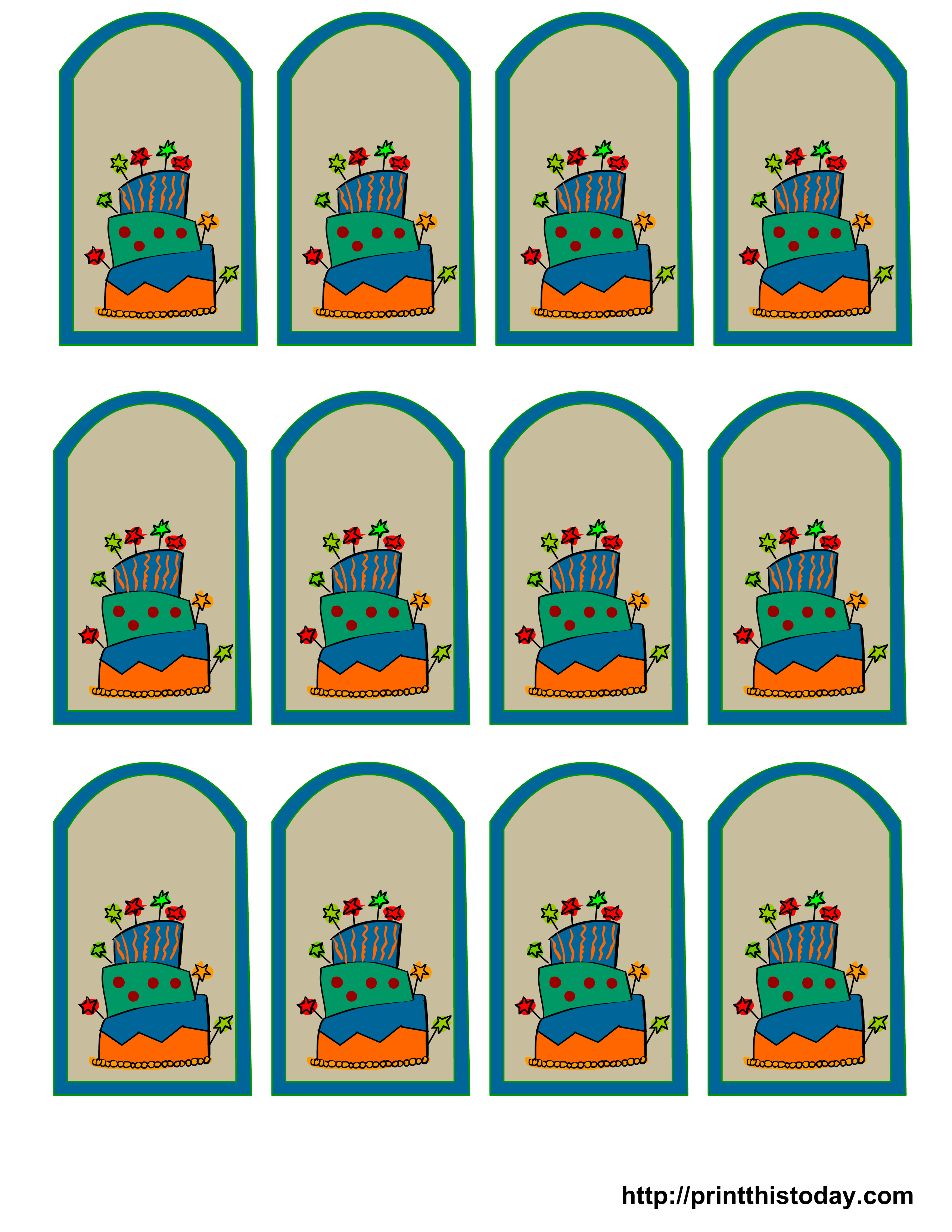 Free Printable Birthday Favor Tags - Birthday Party Favor Tags Printable Free