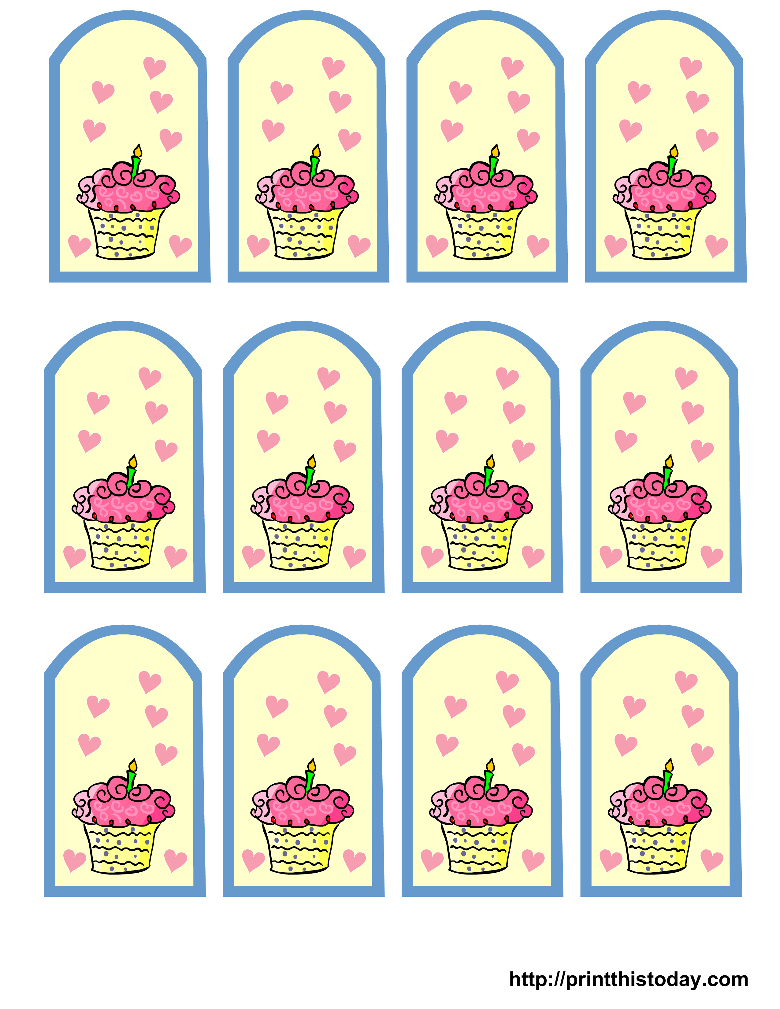 Free Printable Birthday Favor Tags - Birthday Party Favor Tags Printable Free