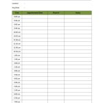 Free Printable Blank Daily Calendar | 181D Daily Appointment   Free Printable Appointment Sheets