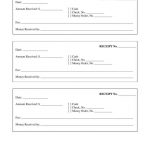 Free Printable Blank Receipt Form Template Page 001 | Template's For   Free Printable Receipt Template