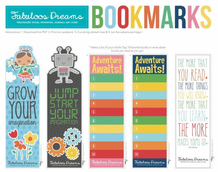 Free Printable Baby Bookmarks