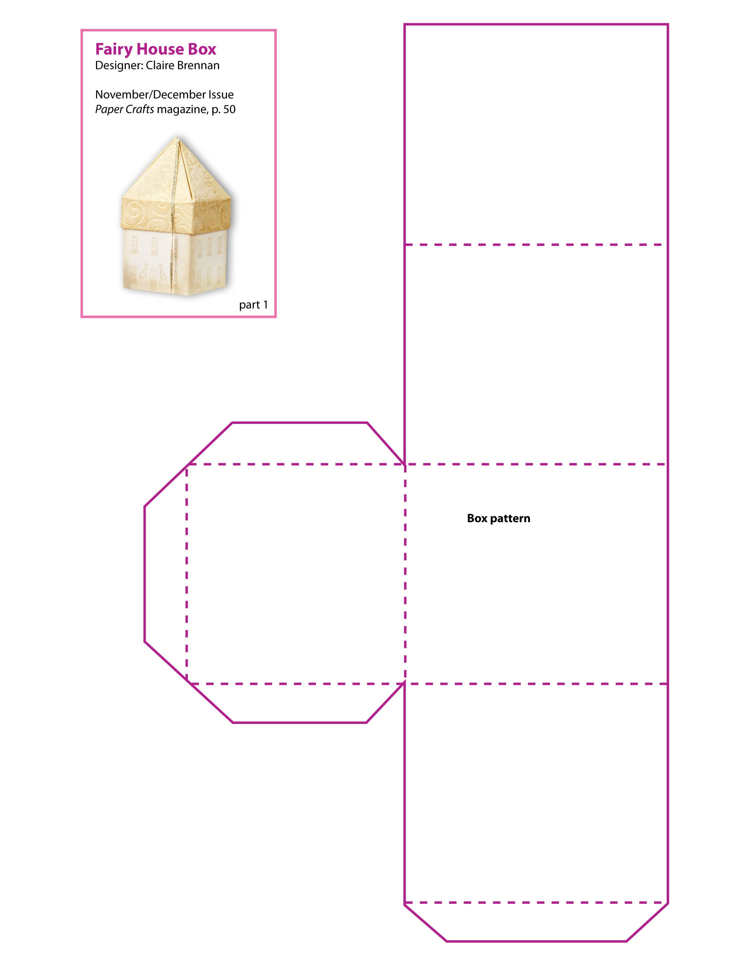 Box Templates Free Printable | Free Printable A to Z