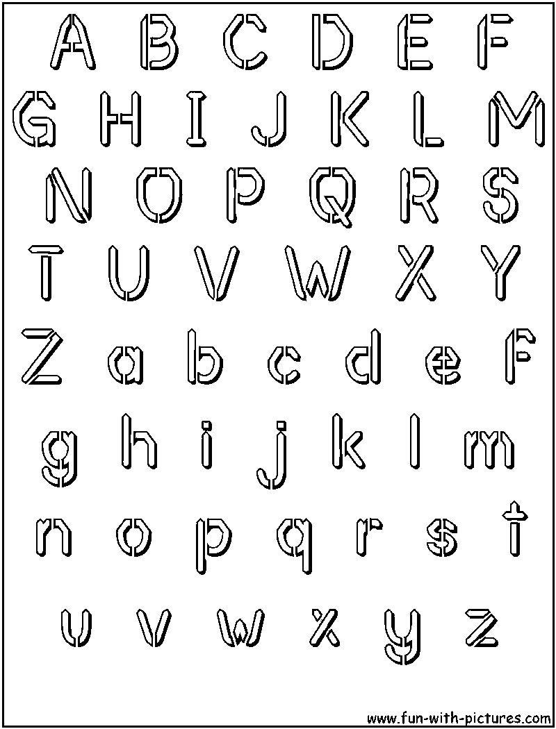 Free Printable Bubble Letter Alphabet Stencils | Crafts | Alphabet - Free Printable Bubble Letters Font