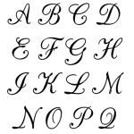 Free Printable Calligraphy Letters | Calligraphy | Alphabet Stencils   Free Printable Old English Letters