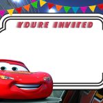 Free Printable Cars 3 Lightning Mcqueen Invitation Template | Go   Free Printable Car Template