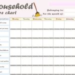 Free Printable Chore Charts For Kids | Activity Shelter   Chore Chart For Adults Printable Free