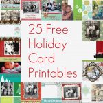 Free Printable Christmas Card Inserts – Happy Holidays! – Photo   Free Printable Christmas Cards With Photo Insert