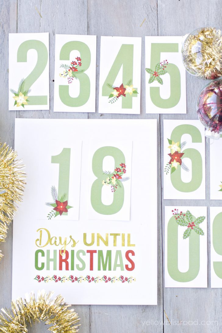 Christmas Countdown Free Printable