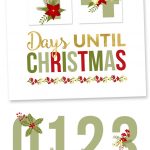 Free Printable Christmas Countdown   Yellow Bliss Road   Christmas Countdown Free Printable