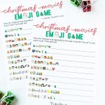 Free Printable Christmas Emoji Game   Play Party Plan   Free Games For Christmas That Is Printable