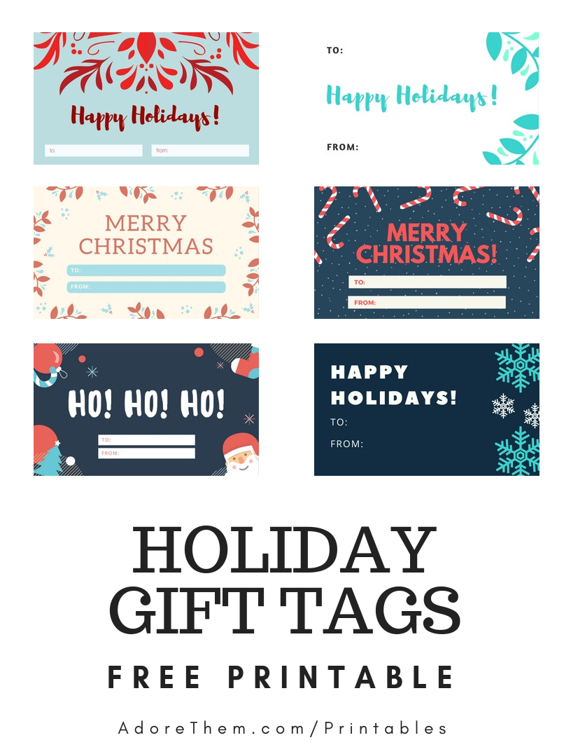 Free Printable Christmas Gift Tags | Free Printables | Free - Free Printable Toe Tags