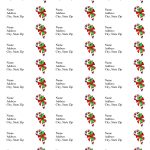 Free Printable Christmas Labels Templates | Christmas Address Labels   Christmas Labels Free Printable Templates