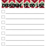 Free Printable Christmas To Do List | Christmas | Free Christmas   Free Printable Christmas List