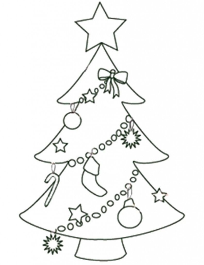 Free Printable Christmas Tree Templates - Coloring Home - Free Printable Christmas Tree Images
