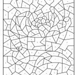 Free Printable Colornumber Coloring Pages For Adults | Color   Free Printable Color By Number For Adults