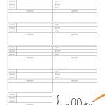 Free Printable Contact List Never Lose Contact Info Again With This   Free Printable Contact List