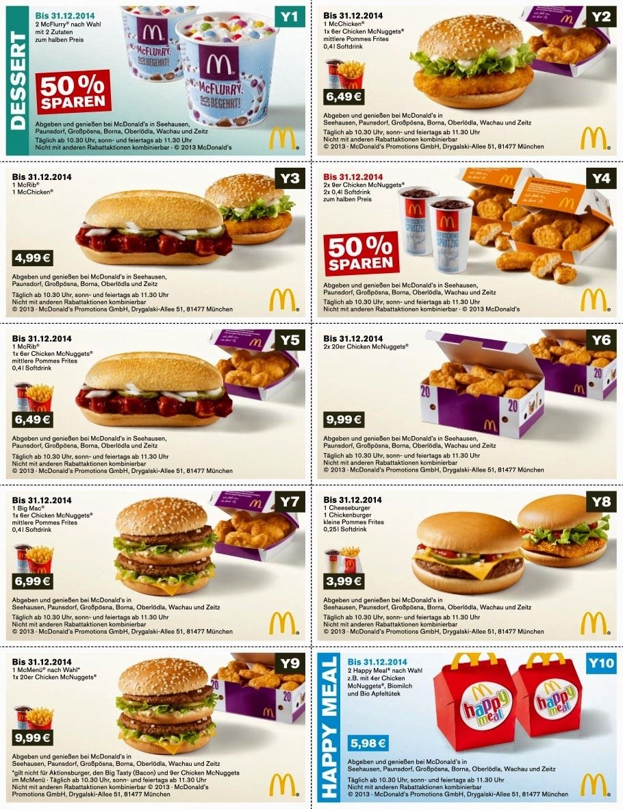 Free Printable Coupons: Mcdonalds Coupons | Fast Food Coupons - Free Printable Mcdonalds Coupons Online
