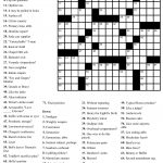 Free Printable Crossword Puzzles | Emergency Preparedness | Free   Free Daily Printable Crosswords