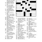 Free Printable Crossword Puzzles For Adults | Puzzles Word Searches   Free Daily Printable Crosswords