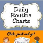 Free Printable Daily Routine Charts For Kids | Acn Latitudes   Children's Routine Charts Free Printable