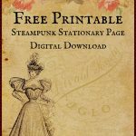 Free Printable Digital Download Stationary Page   Free Printable Stationary