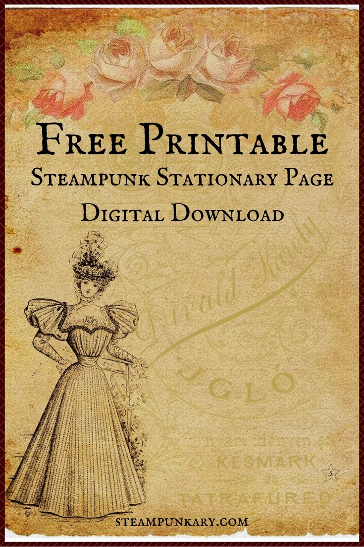 Free Printable Digital Download Stationary Page - Free Printable Stationery Paper