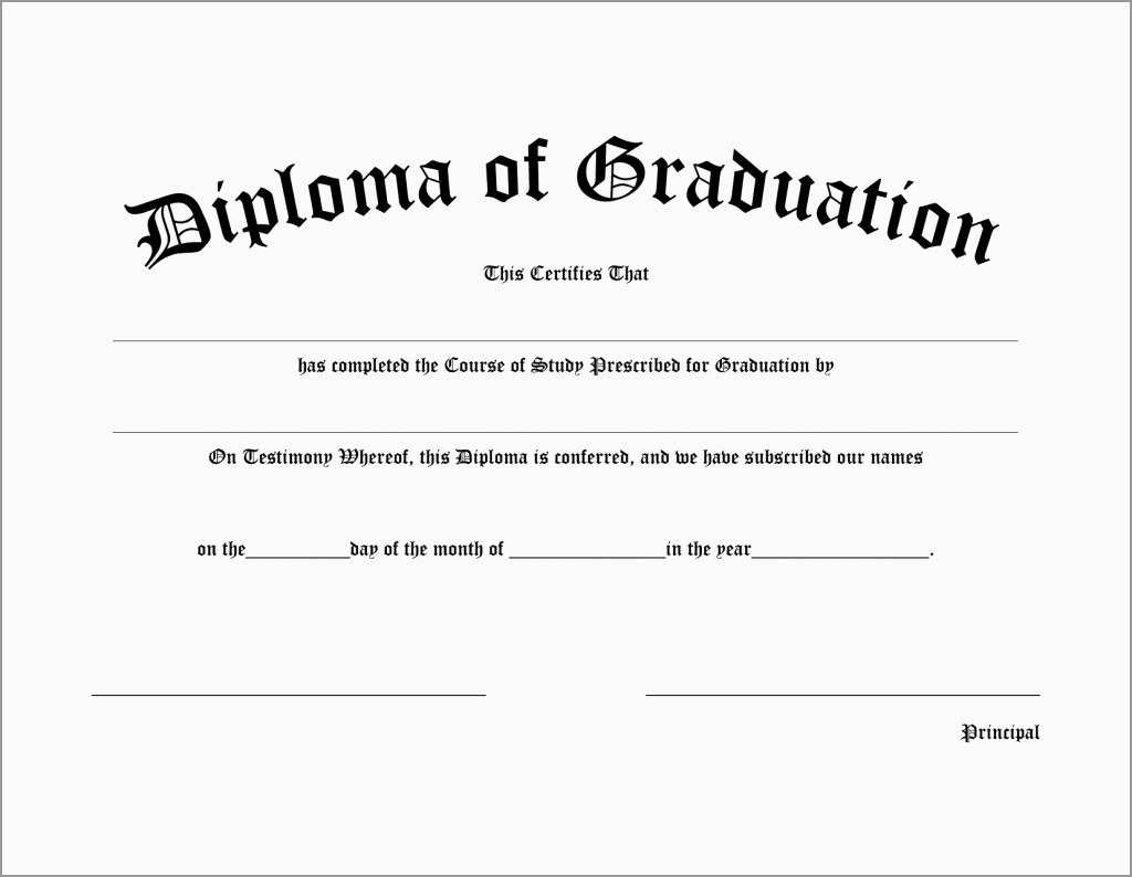 Free Printable Diploma Template Prettier Free Diploma Certificates - Free Printable Diploma Template