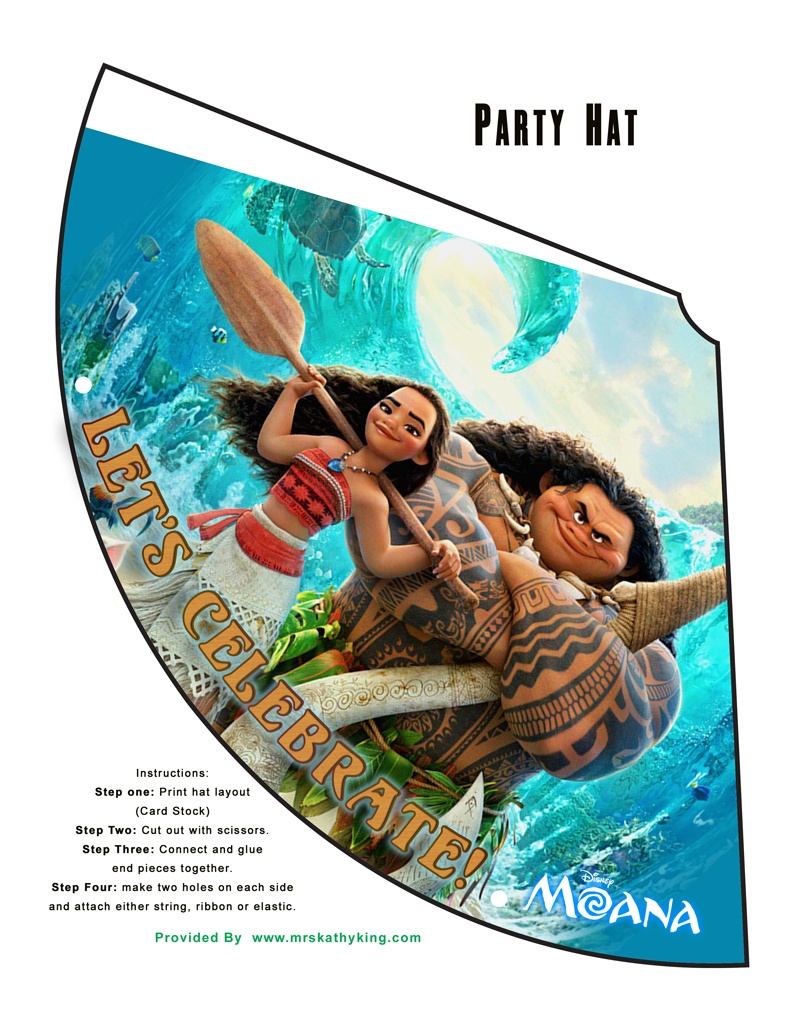 Free Printable Disney&amp;#039;s Moana Birthday Party Decorations #moana - Free Printable Moana Banner