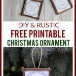 Free Printable Diy Rustic Christmas Ornaments! | Handmade Craft   Free Printable Christmas Decorations