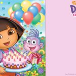 Free Printable Dora The Explorer Party Invitation | Birthday   Dora The Explorer Free Printable Invitations